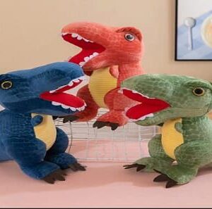 2223 Dinosaur 35 CM - Blue, Green, Peach - MOQ 3