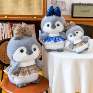 2197 Penguin 28 CM DRESS - Blue, Brown - MOQ 2