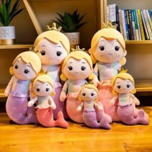 2055 Dolls 25 CM MERMAID - Pink, Purple, Peach - MOQ 6