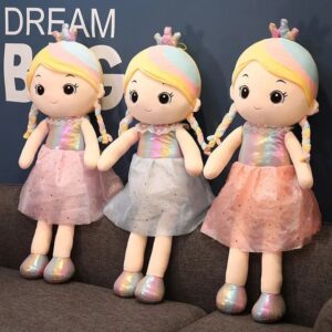 1391 Dolls SHINING - Pink, Purple, Peach - MOQ 3