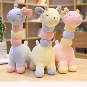 1334 Giraffe 45 CM RAINBOW - Pink, Blue, Yellow - MOQ 3