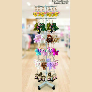 Plush KeyChain Set with Display Support